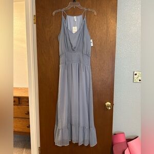 Love Light Blue Maxi Dress